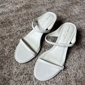 Marc Fisher LTD Women's Alonde White Sandals